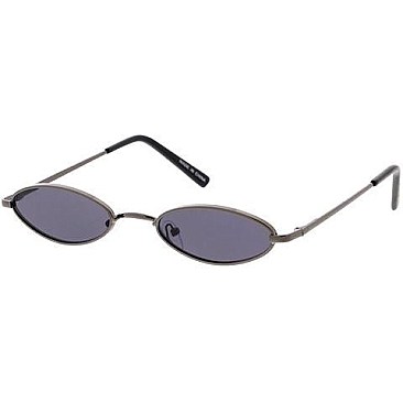 Pack of 12 Tinted Oval Sunglasses