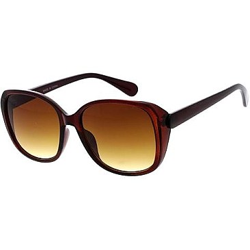 Pack of 12 Gradient Fashion Shield Sunglasses