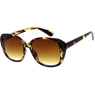 Pack of 12 Gradient Fashion Shield Sunglasses