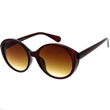 Pack of 12 Gradient Oval Sunglasses