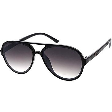 Pack of 12 Gradient Oval Sunglasses