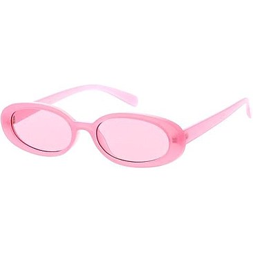 Pack of 12 Tinted Oval Sunglasses
