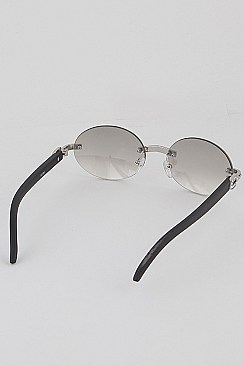 PACK OF 12 Rhinestones Rimless Round Sunglasses