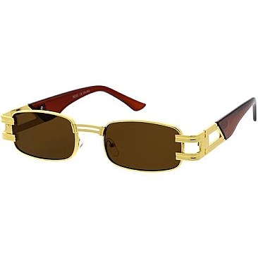 Pack of 12 Thick Frame Rectangle Sunglasses
