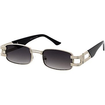 Pack of 12 Thick Frame Rectangle Sunglasses