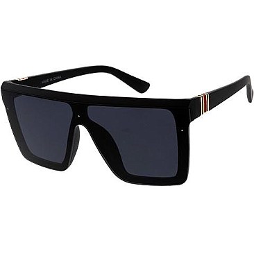 Pack of 12 Exposed Lenses Rectangle Sunglasses