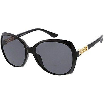 Pack of 12 Curved Round Sunglasses