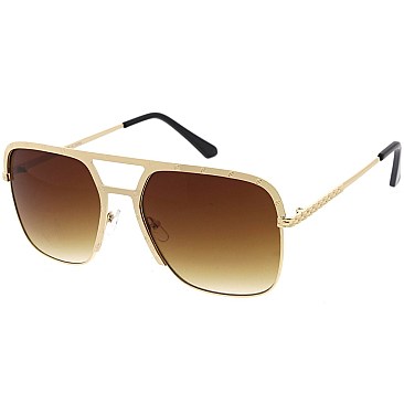 Pack of 12 Stamped Aviator Sunglasses