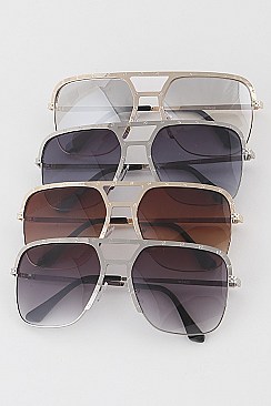 Pack of 12 Stamped Aviator Sunglasses