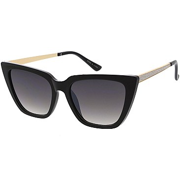 Pack of 12 Simple Cat Eye Sunglasses