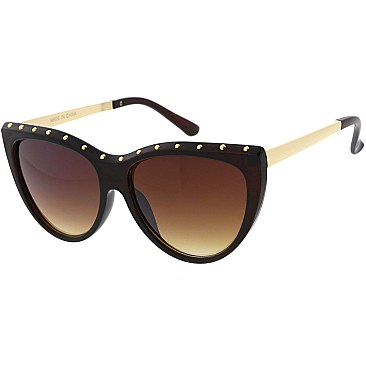 Pack of 12 Oversized Cat Eye Sunglasses