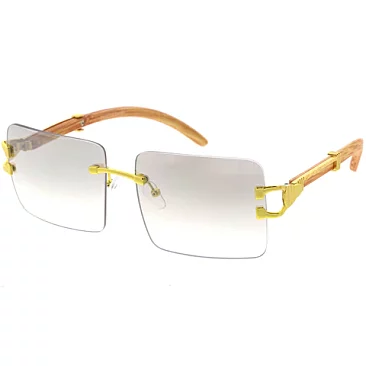 Pack of 12 RIMLESS SQUARE UNISEX SUNGLASSES SET