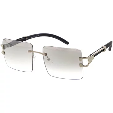 Pack of 12 RIMLESS SQUARE UNISEX SUNGLASSES SET