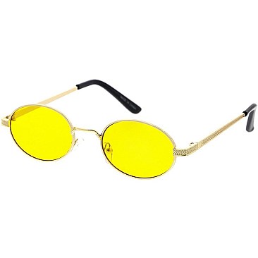 Pack of 12 Classic Rimmed Round Sunglasses