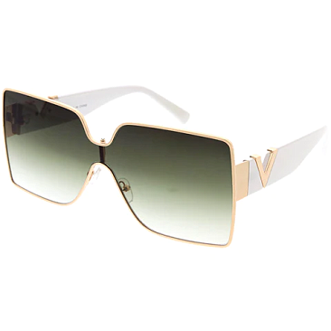 Pack of 12 Oversize Square Fashion Sunglasses Set