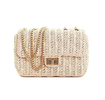 Chic Woven Cool Crossbody Bag