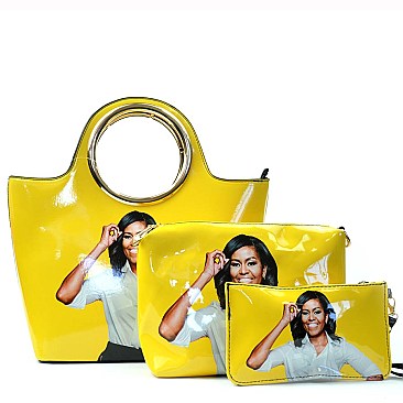 MICHELLE OBAMA 3 in 1 JUMBO HANDBAGS