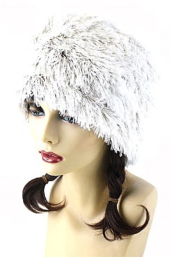 Pack of 12 Faux Fur Wrap Scarves Headwraps