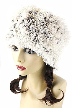 Pack of 12 Faux Fur Wrap Scarves Headwraps