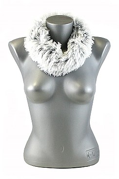 Pack of 12 Faux Fur Wrap Scarves Headwraps