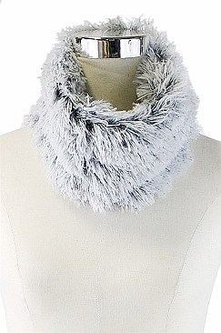 Pack of 12 Faux Fur Wrap Scarves Headwraps