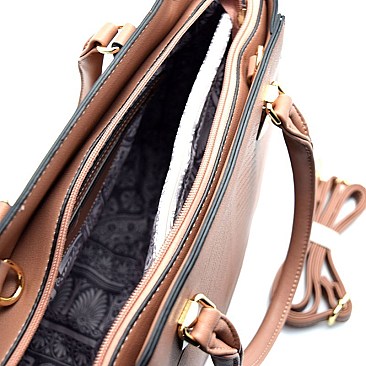 Laser-cut Detail Wing Fashion Satchel