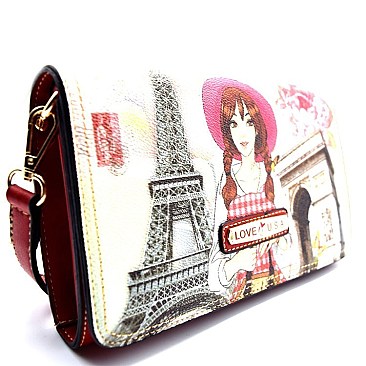 Illustration Modern Cross Body Messenger