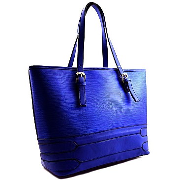 WO400-LP Textured Shopper Tote