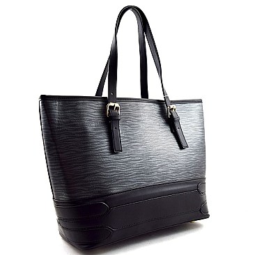 WO400-LP Textured Shopper Tote