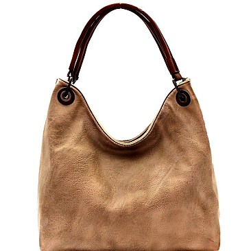 Brushed Texture Rustic Single Strap Hobo MH-WS19175