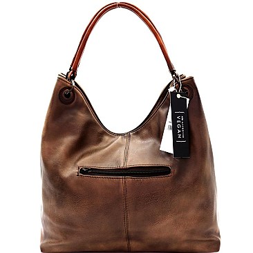 Brushed Texture Rustic Single Strap Hobo MH-WS19175