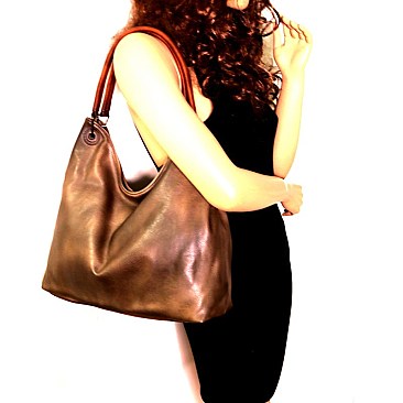 Brushed Texture Rustic Single Strap Hobo MH-WS19175