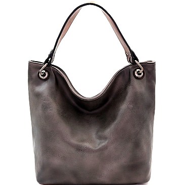 Brushed Texture 2 Tone Rustic Medium Hobo MH-WS19176