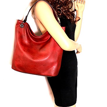 Brushed Texture 2 Tone Rustic Medium Hobo MH-WS19176