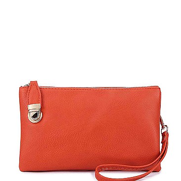 STYLISH MODERN MULTI POCKET SLING WALLET WITH WRISTLET JYWU-020-B