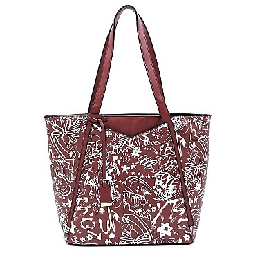 Fashion Graffiti Shopper