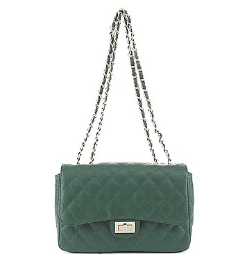 CHIC QUILTED STITCHING DESIGN CROSSBODY BAG