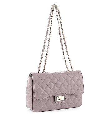 CHIC QUILTED STITCHING DESIGN CROSSBODY BAG