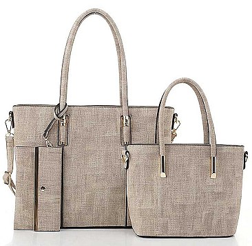 3 IN 1 FASHION TOTE BAG AND CLUTCH SET