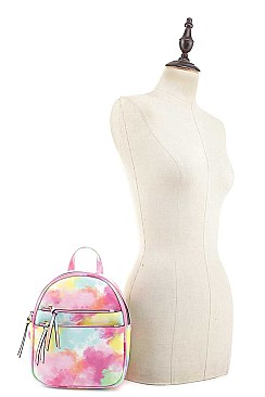FASHION TIE DYE DESIGN BACKPACK
