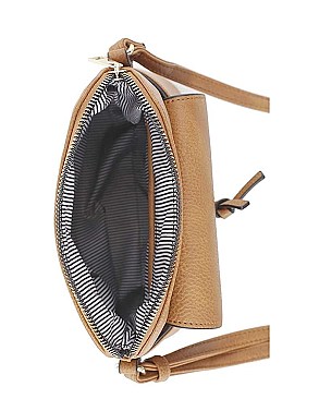 FASHION PLAIN KNOT POST CROSSBODY BAG