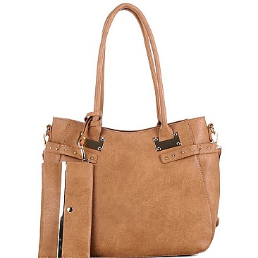 Jewel-Top Cross Body 3 in 1 Tote Value Set