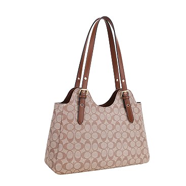 2-in-1 Oval Design Satchel Wallet Set