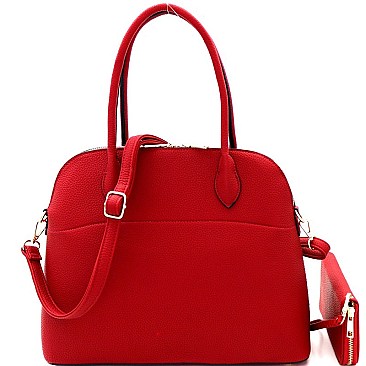 Classy 2-Way Dome Satchel Wallet SET MH-XR7204W