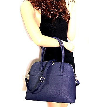 Classy 2-Way Dome Satchel Wallet SET MH-XR7204W