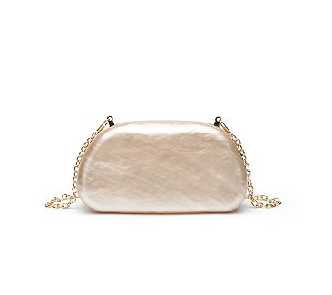Acrylic Clutch Box Metal Handle Evening Bag