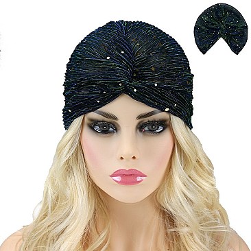 CHIC TURBAN W/ GOLD SPOTS