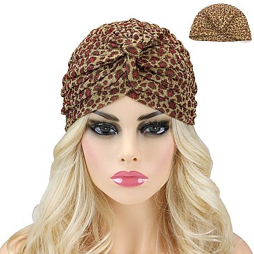MODISH ANIMAL PRINT TURBAN SLY1922