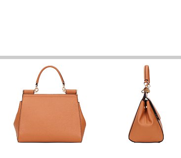 2- In-1 Saffiano Doctor Design Handbag with Wallet