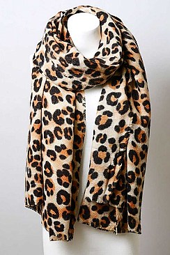 CLASSIC LEOPARD PRINT SCARF